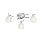 BOYER-3CH 3 Light Ceiling Fitting With Chrome Finish