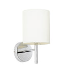 BRIO-1WBCH Brio 1 Light Wall Light Chrome White