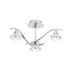 LANGELLA-3CH 3 Light Ceiling Fitting In Chrome