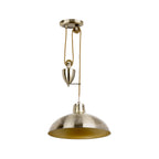 POLKA-AB Antique Brass Rise And Fall Pendant