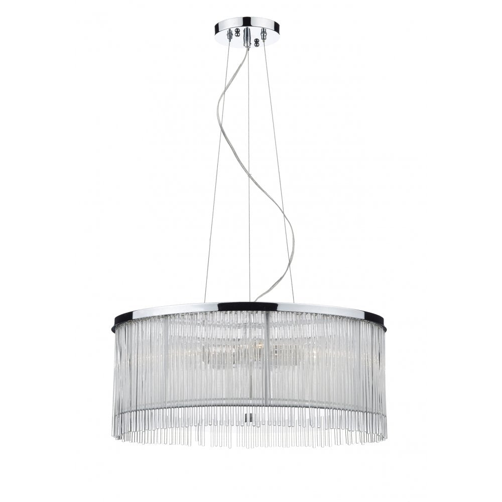 Dar JAP032 Japan 3 Light Pendant White