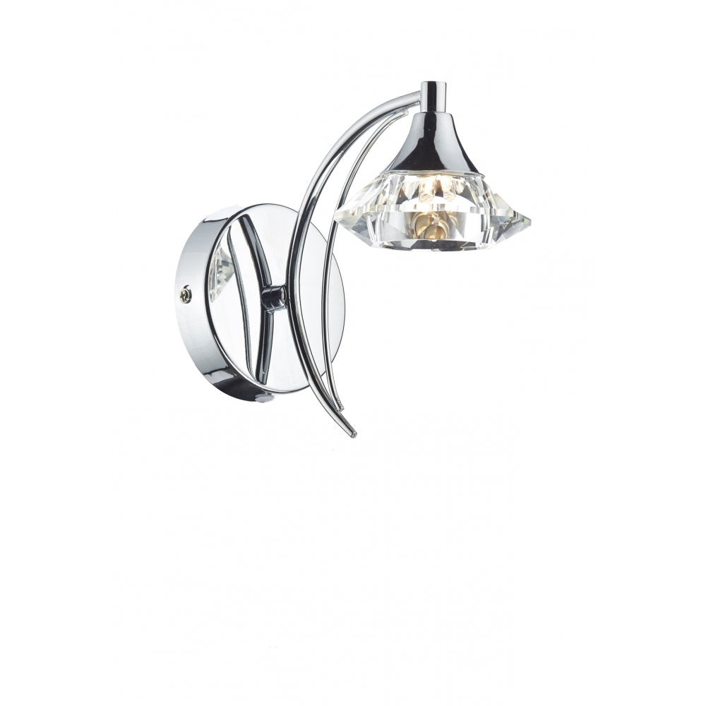 Dar LUT0750 Luther Wall Bracket Polished Chrome