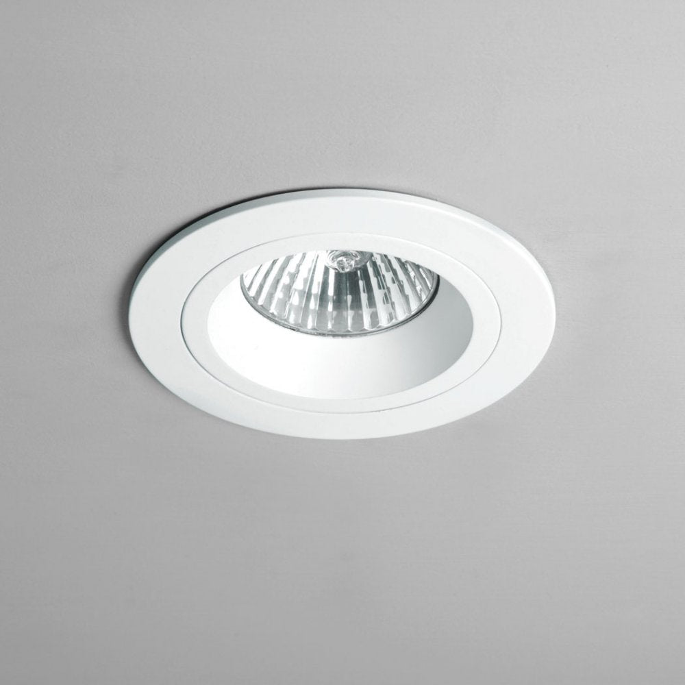 1240024 Taro Round Fire-Rated Downlight/Recessed Spot Light Matt White