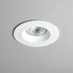 1240024 Taro Round Fire-Rated Downlight/Recessed Spot Light Matt White