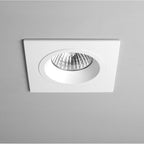 1240026 Taro Square Fire-Rated Downlight/Recessed Spot Light Matt White