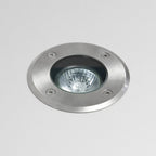 1312001 Gramos Round Outdoor Ground Light Brushed Stainless Steel