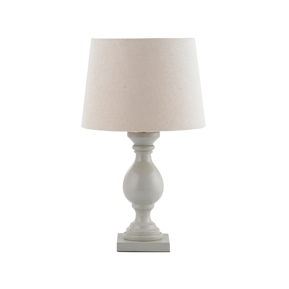 MARSHAM-TLTA Painted Wooden Table Lamp Taupe
