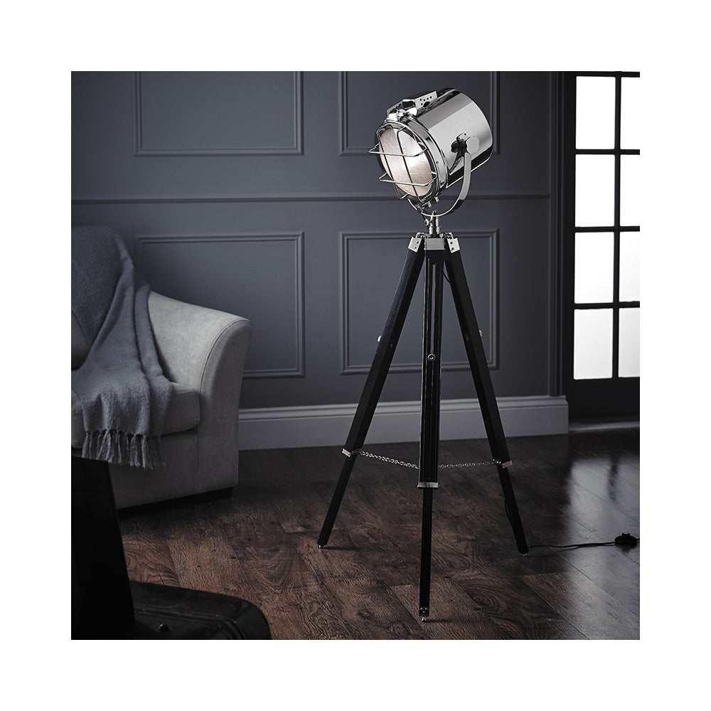 EH-NAUTICAL-FL Tripod Floor Lamp With Focus Light