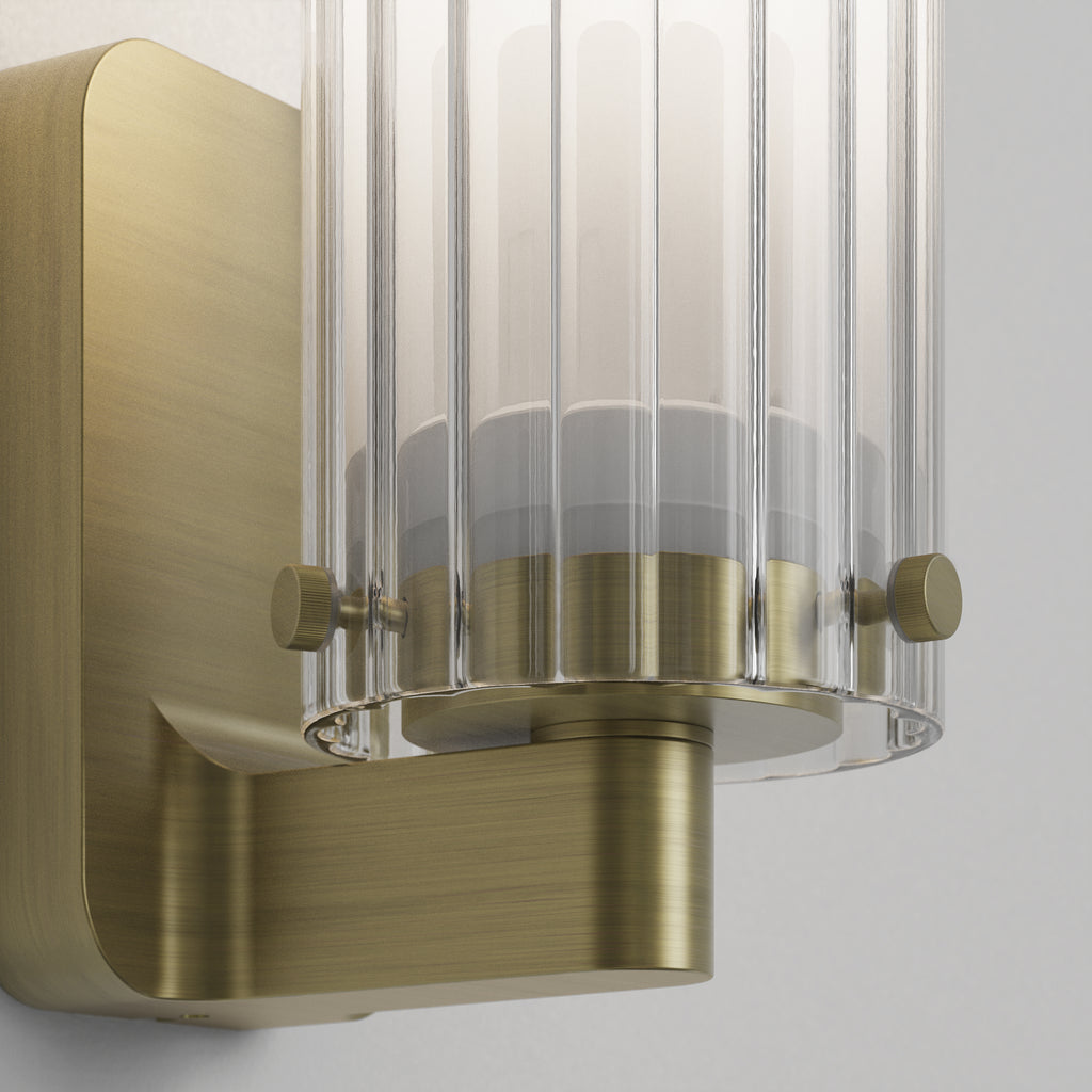 1411011 Ottavino Bathroom Wall Light Matt Brushed Brass