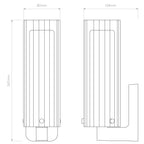 1411011 Ottavino Bathroom Wall Light Matt Brushed Brass