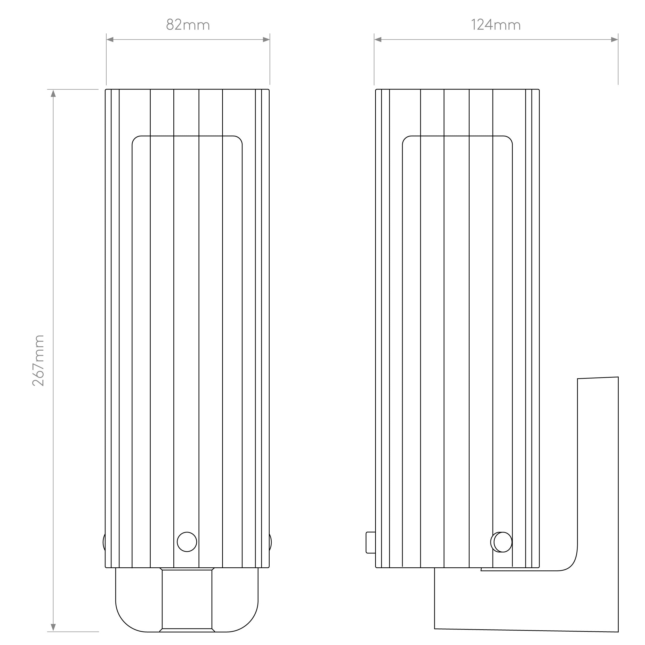 1411011 Ottavino Bathroom Wall Light Matt Brushed Brass