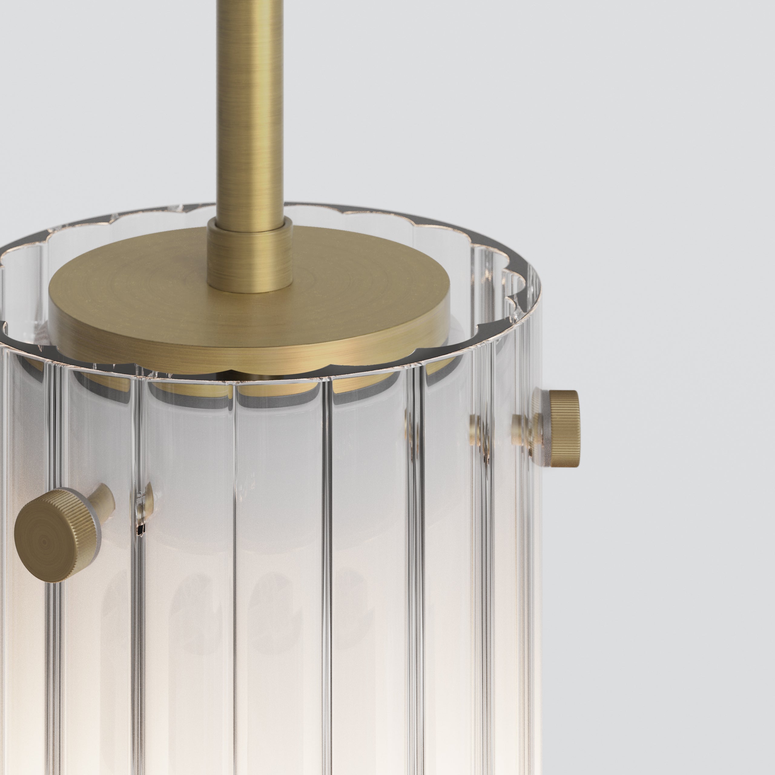 1411012 Ottavino Bathroom Pendant Matt Brushed Brass