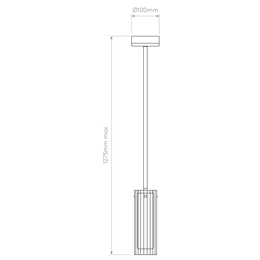 1411012 Ottavino Bathroom Pendant Matt Brushed Brass