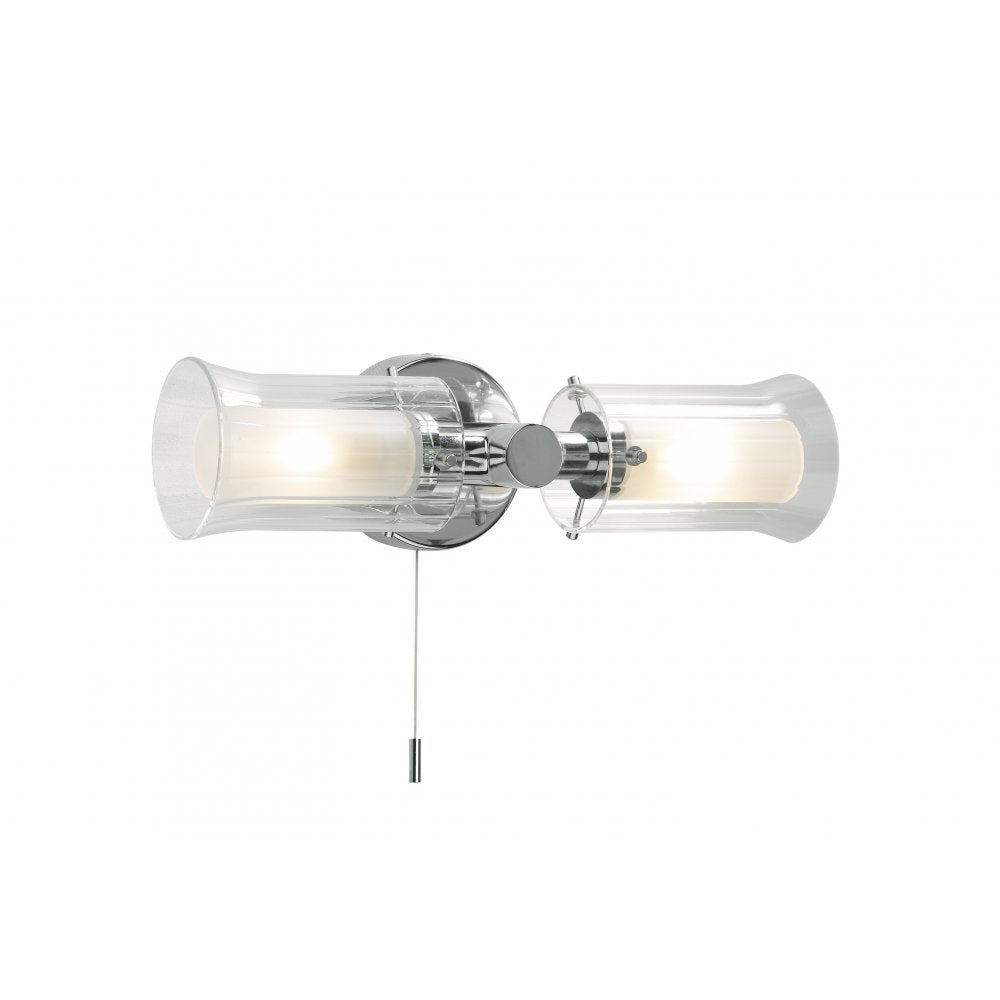 Dar ELB0950 Elba Bathroom Double Wall Light