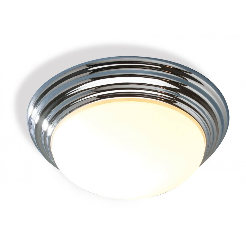 Dar BAR5050 Barclay Large Round-chrome Bathroom Light