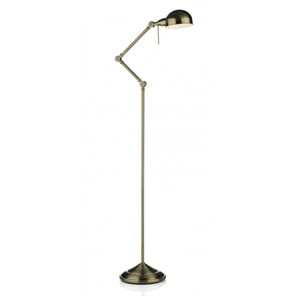 Dar RAN4975 Ranger Floor Lamp-brass