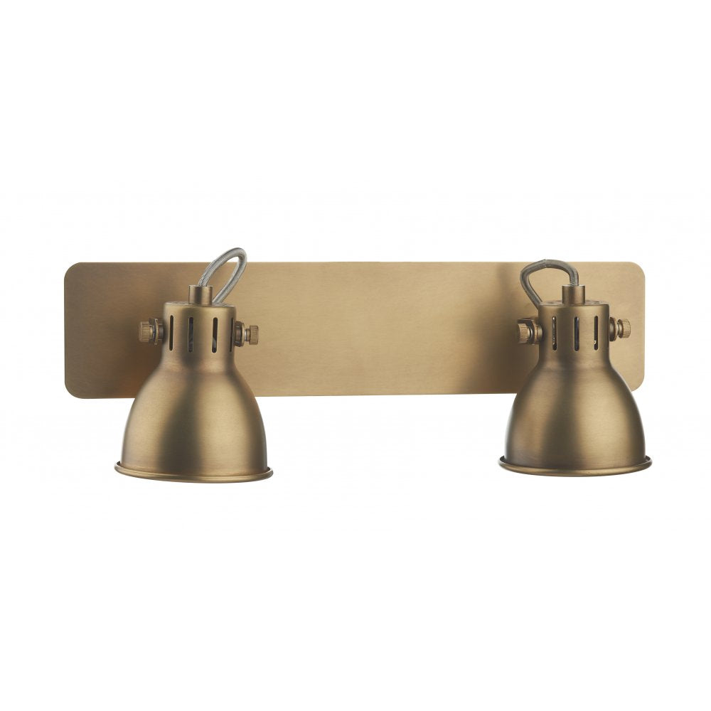 Dar IDA7775 Idaho 2 Light Bar Spot Natural Brass