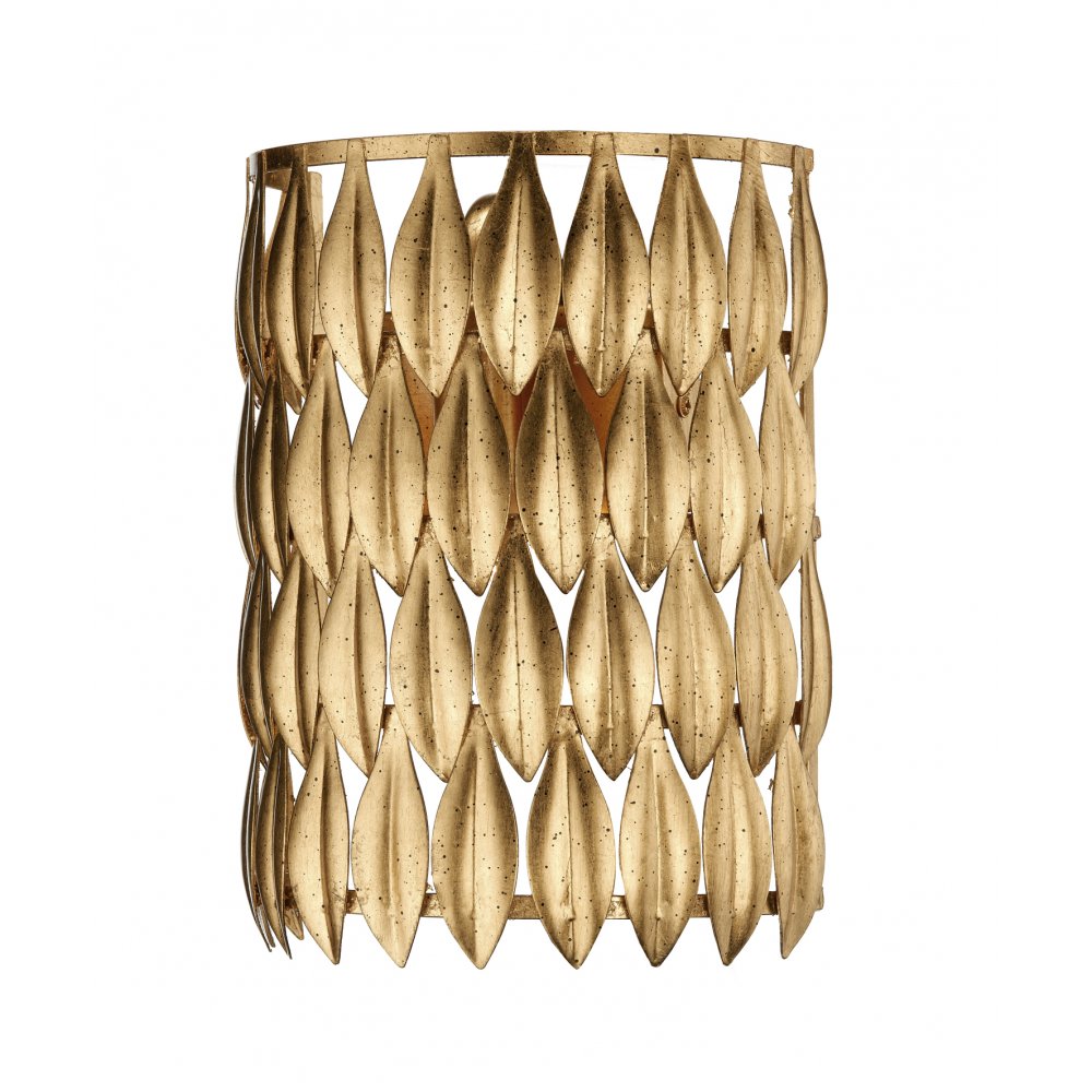Dar VOL0735 Volcano Wall Bracket Gold