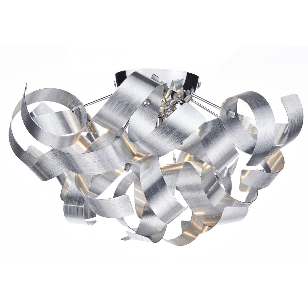 Dar RAW0450 Rawley 4 Light Ribbon Flush