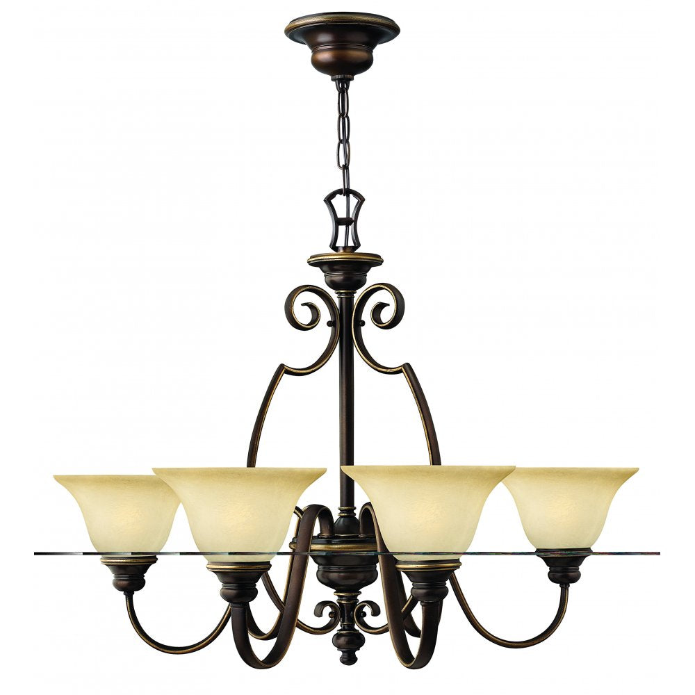 HK/CELLO6 Cello 6 Light Chandelier