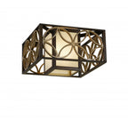 FE-REMY-F Remy 2 Light Flush Heritage Bronze/Parissiene Gold