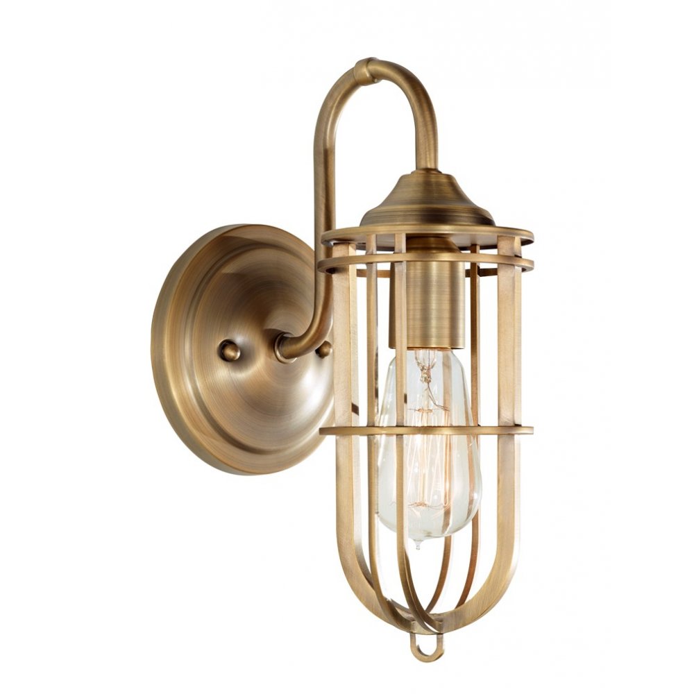FE-URBANRWL-WB1 Urban Renewal 1 Light Wall Light Dark Antique Brass