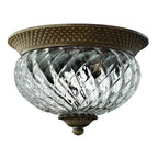 HK-PLANT-F-S-PZ Plantation 2 Light Small Flush Pearl Bronze