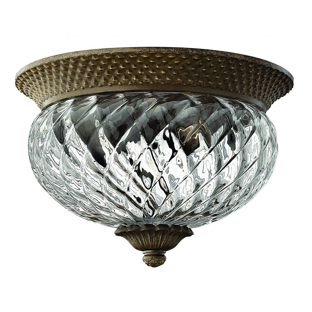 HK-PLANT-F-S-PZ Plantation 2 Light Small Flush Pearl Bronze