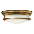 HK-HADLEY-F-BR Hadley 3 Light Flush Brushed Bronze