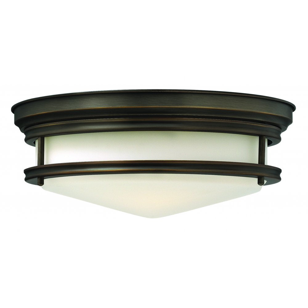 HK-HADLEY-F-OZ Hadley 3 Light Flush Oil Rubbed Bronze