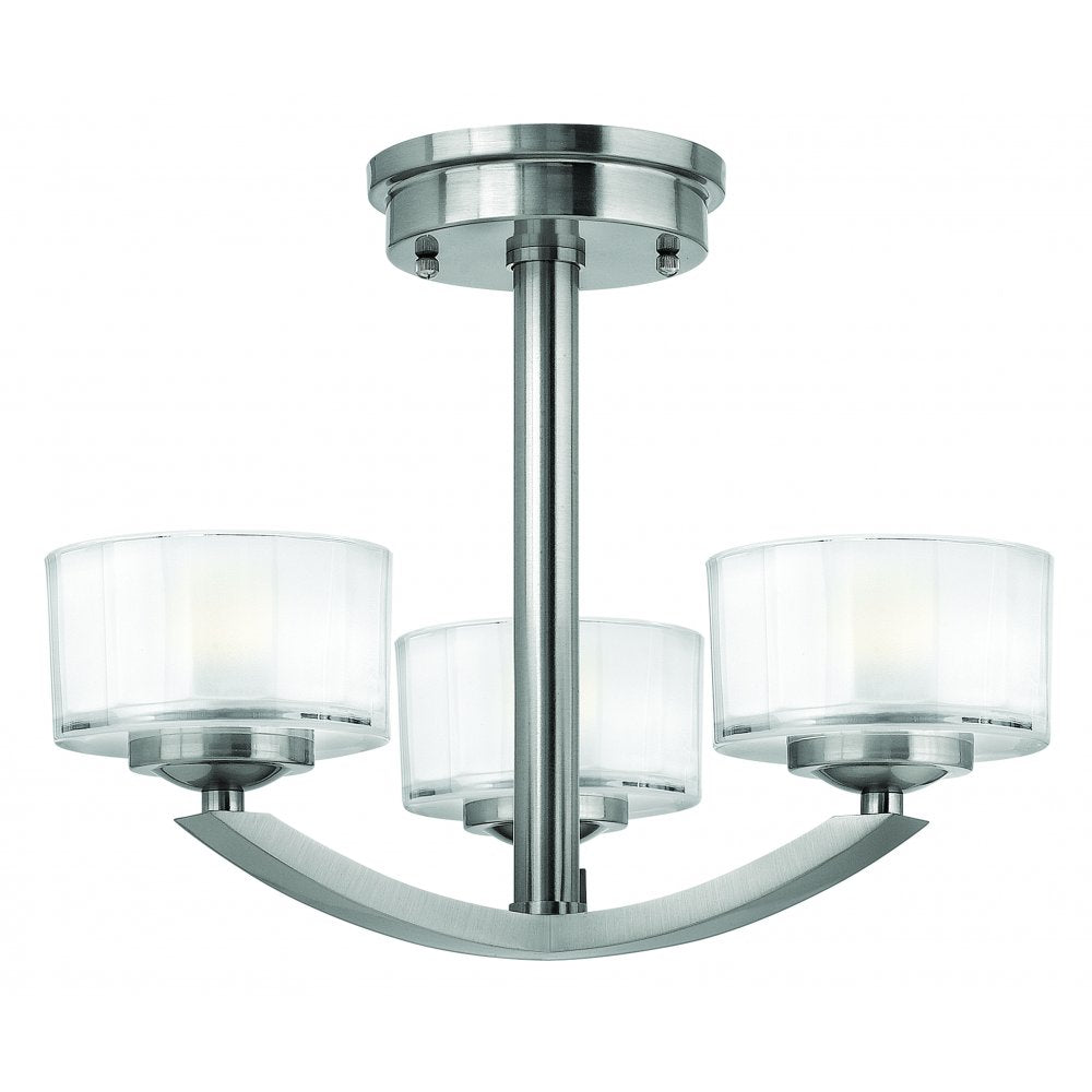 HK/MERIDIAN/SF Merdian 3 Light Semi-flush