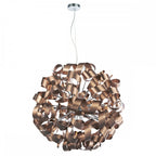 Dar RAW1264 Rawley 12 Light Ribbon Pendant Satin Copper