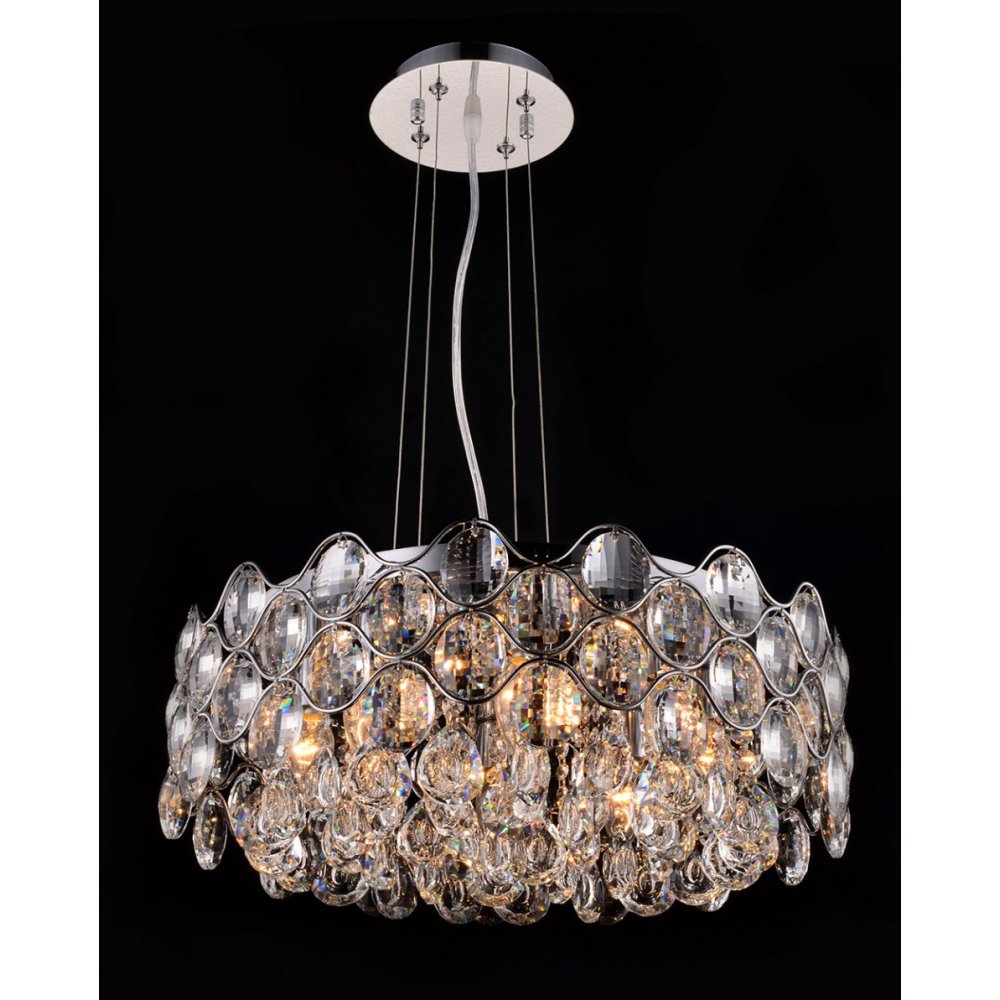 CF412181/08/CH Raina Pendant Crystal Chrome
