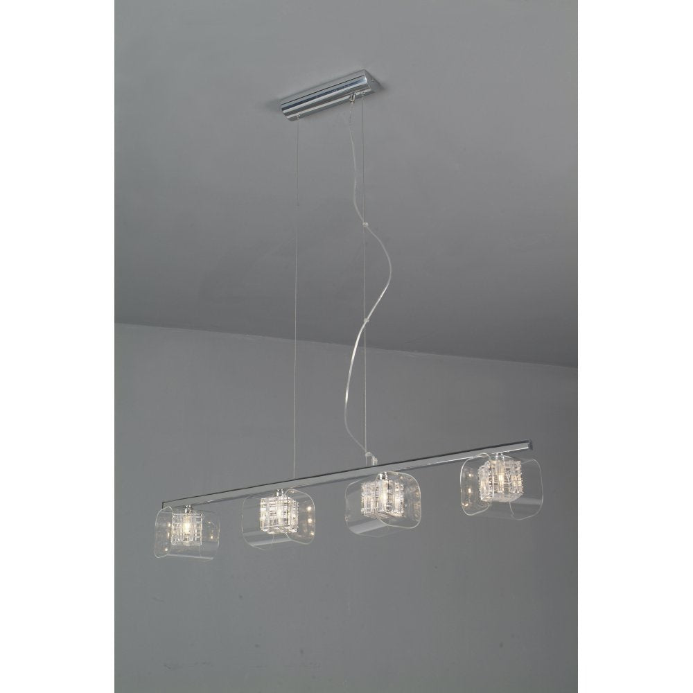 PGH01515/04/BAR/CH Avignon Bar Pendant Chrome