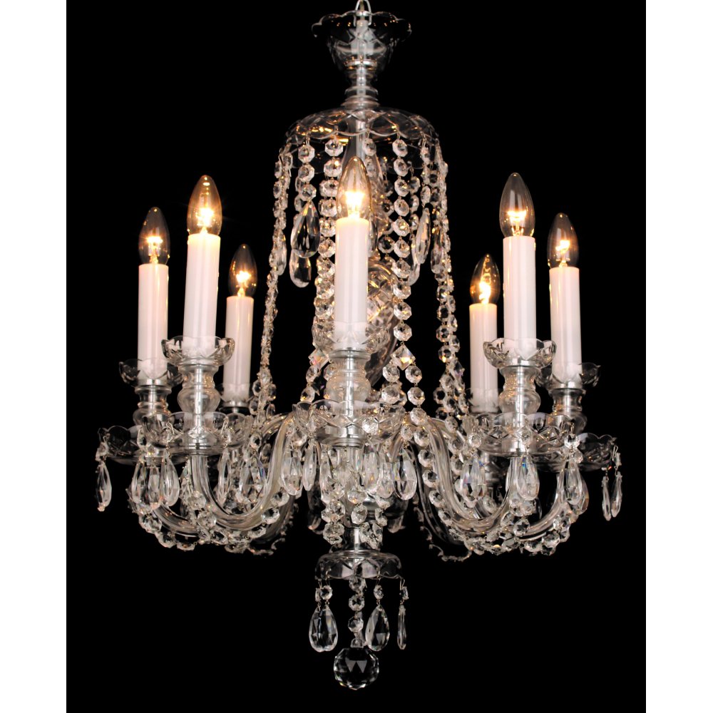 CB128244/08 Karvina Crystal 8lt Chandelier