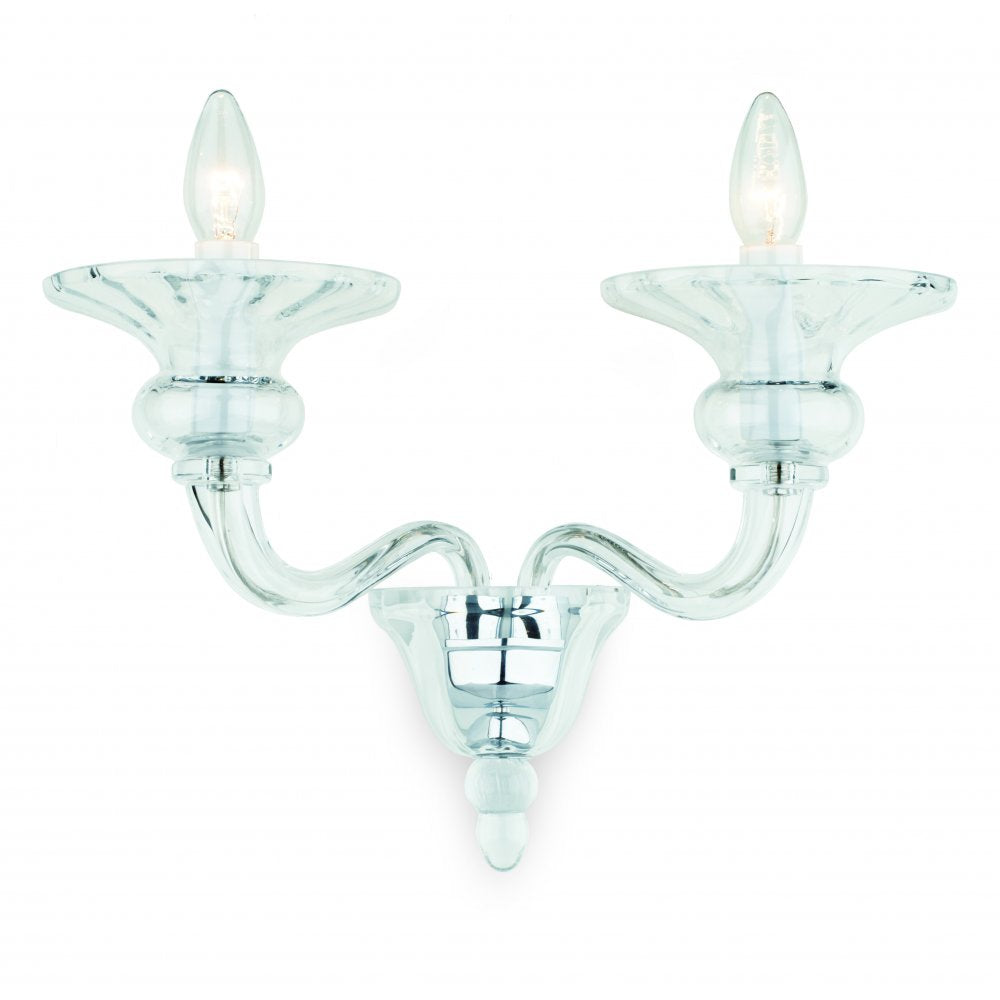 CB301164/02/WB/CH Zagreb Wall Clear Glass