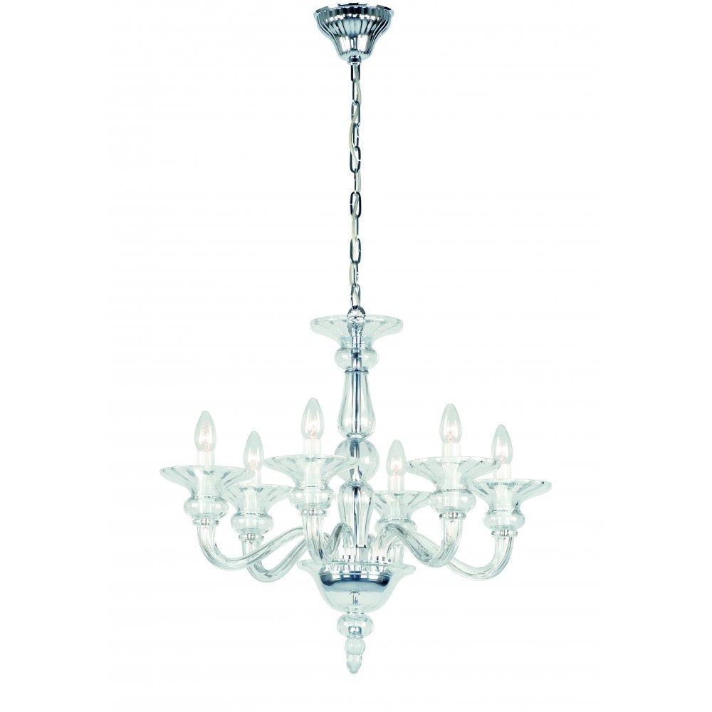 CB301164/06/CH Zagreb Clear Glass Chrome