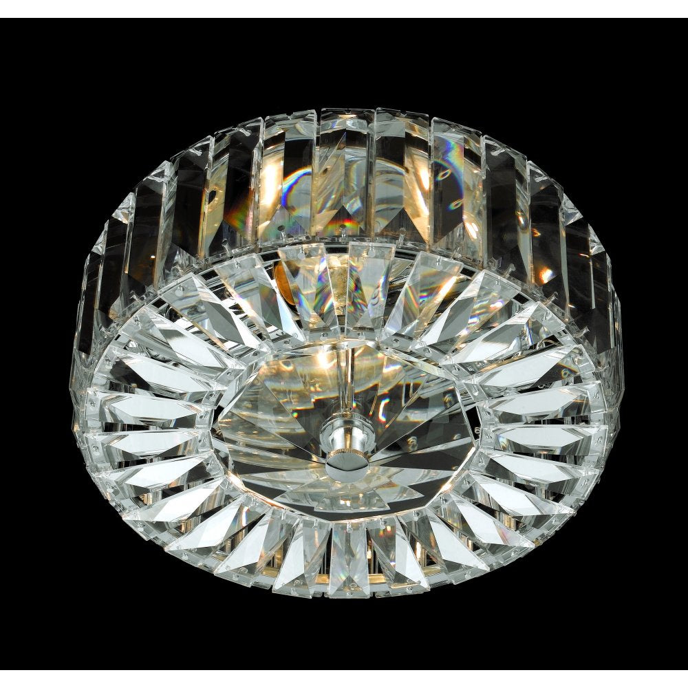 CE09117/02/CH Seville Lead Crystal Flush Chrome
