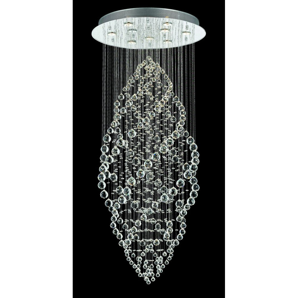 CF110281/09/CH Madrid Modern 9 Light Chrome
