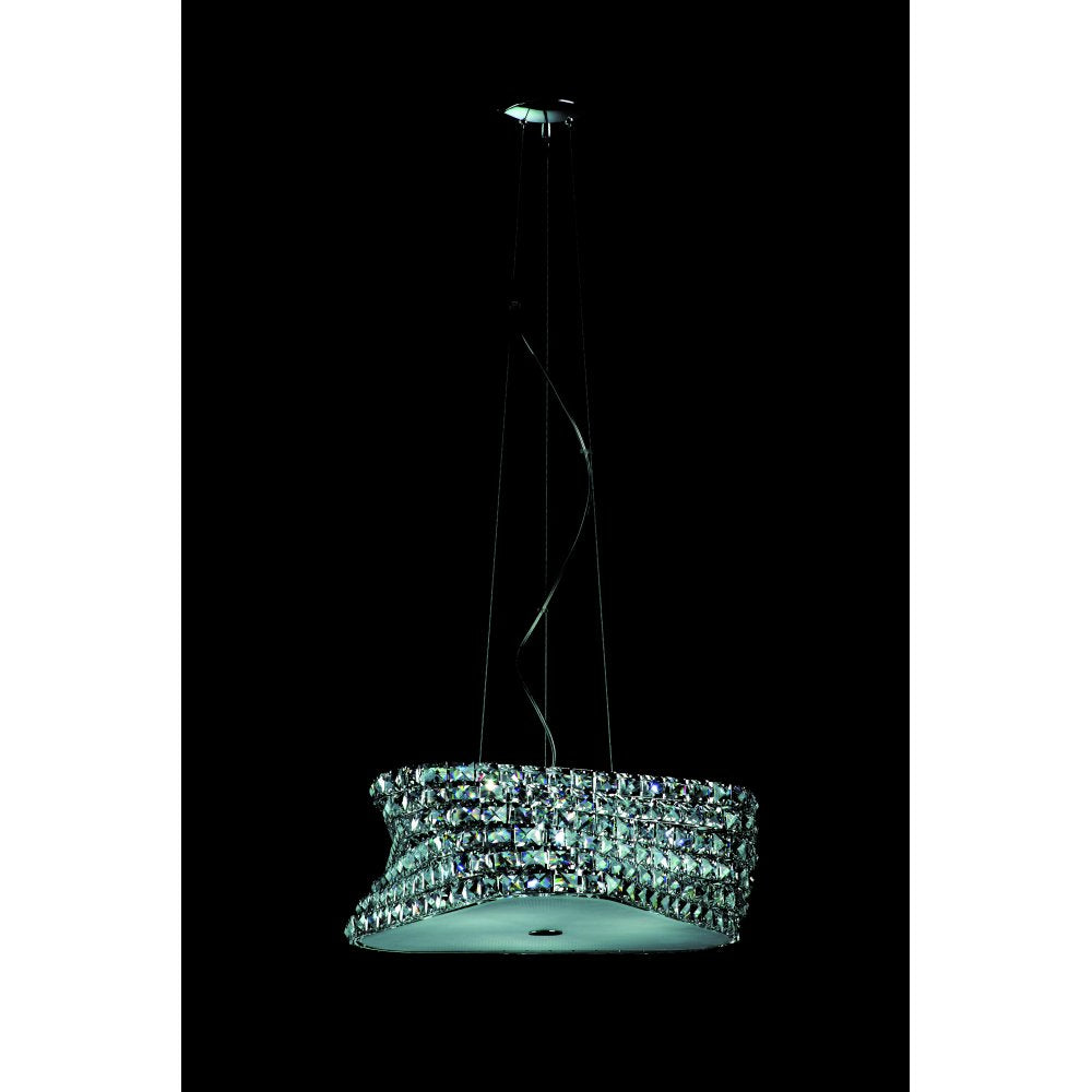 CFH211131/06/CLR/CH Tia Chrome Clear K9 Crystal