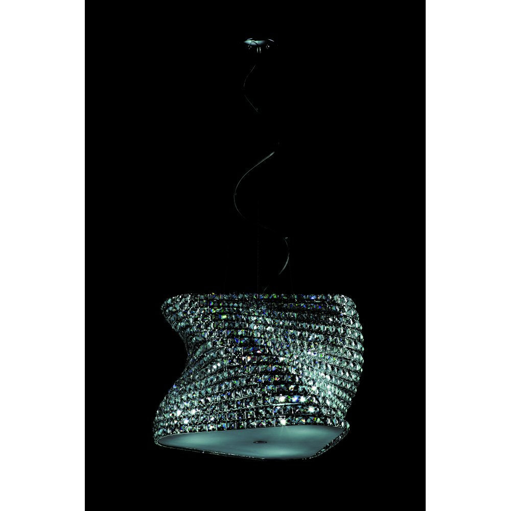 CFH211131/06/L/CLR Tia Large Chrome Crystal