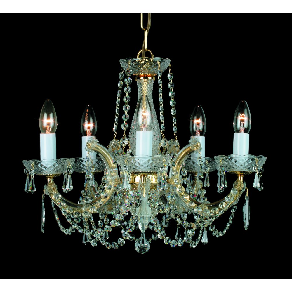 CP00150/05/G Marie Theresa Glass Arm Gold