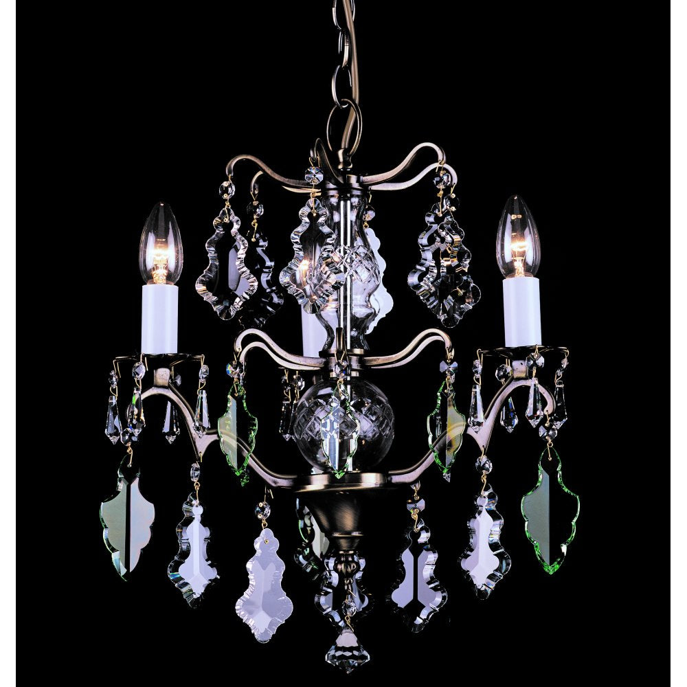 CP06003/03/AB Louvre Antique Brass Crystal