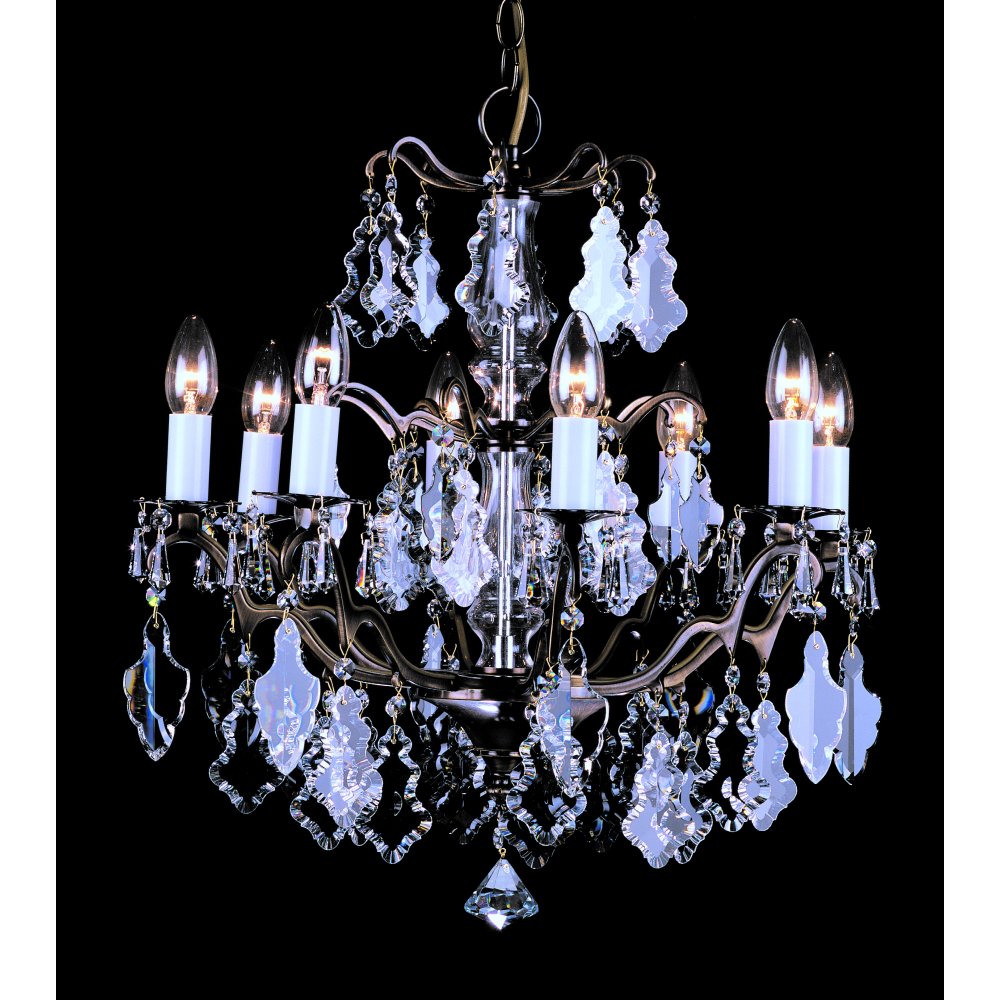 CP06003/08/AB Louvre Antique Brass Crystal