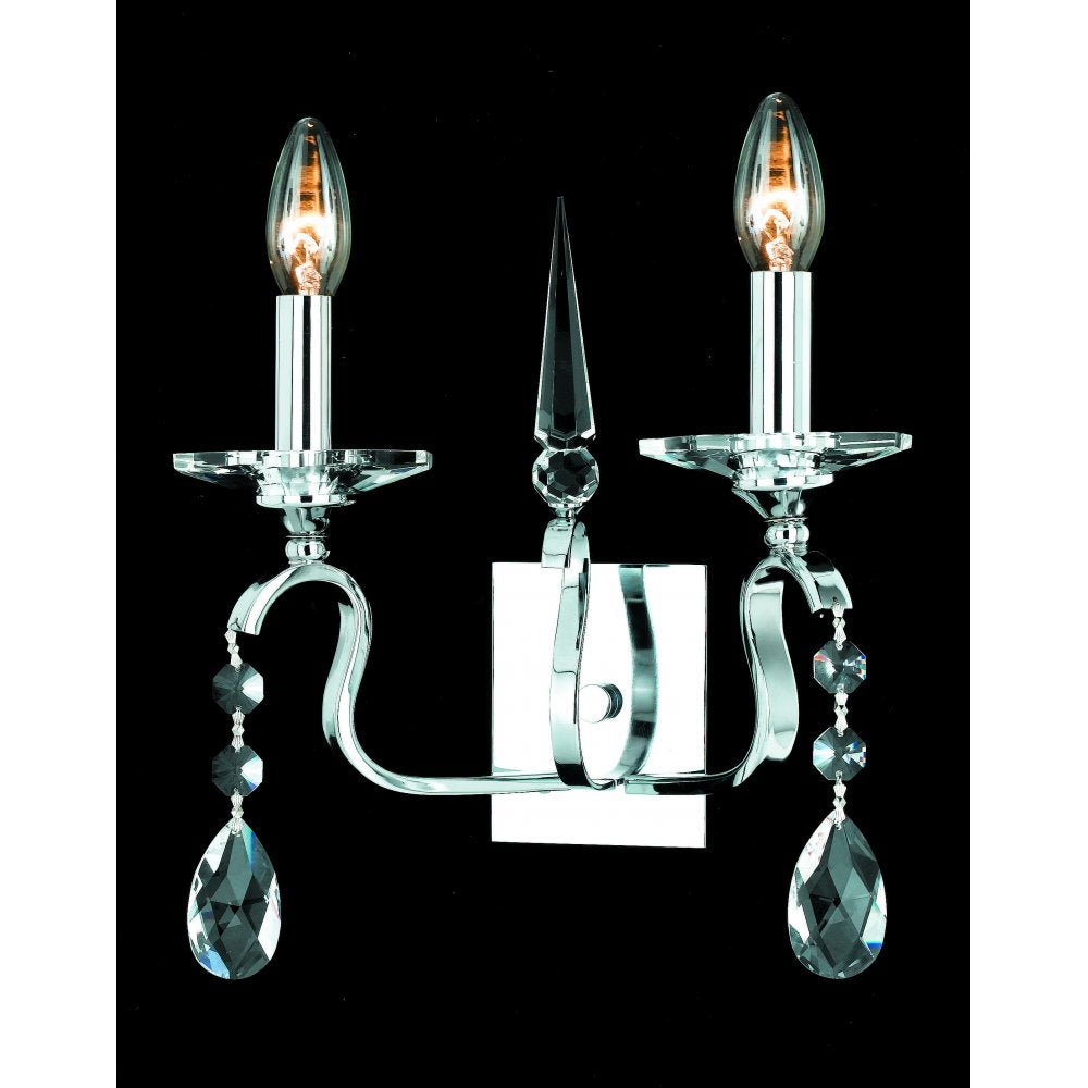 CPA11806/02/WB/CH Rhinestone Wall Chrome