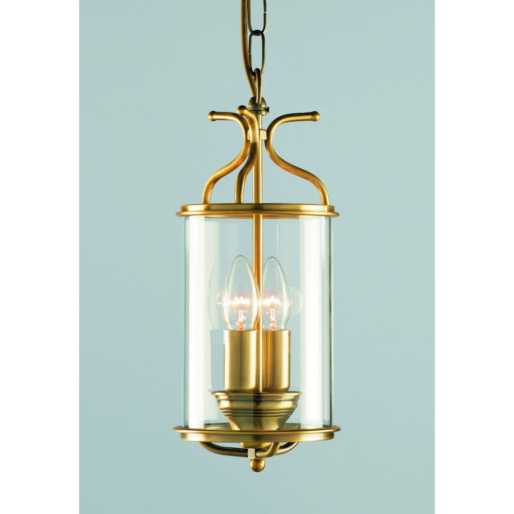LG00029/AB Winchester Blown Glass Brass