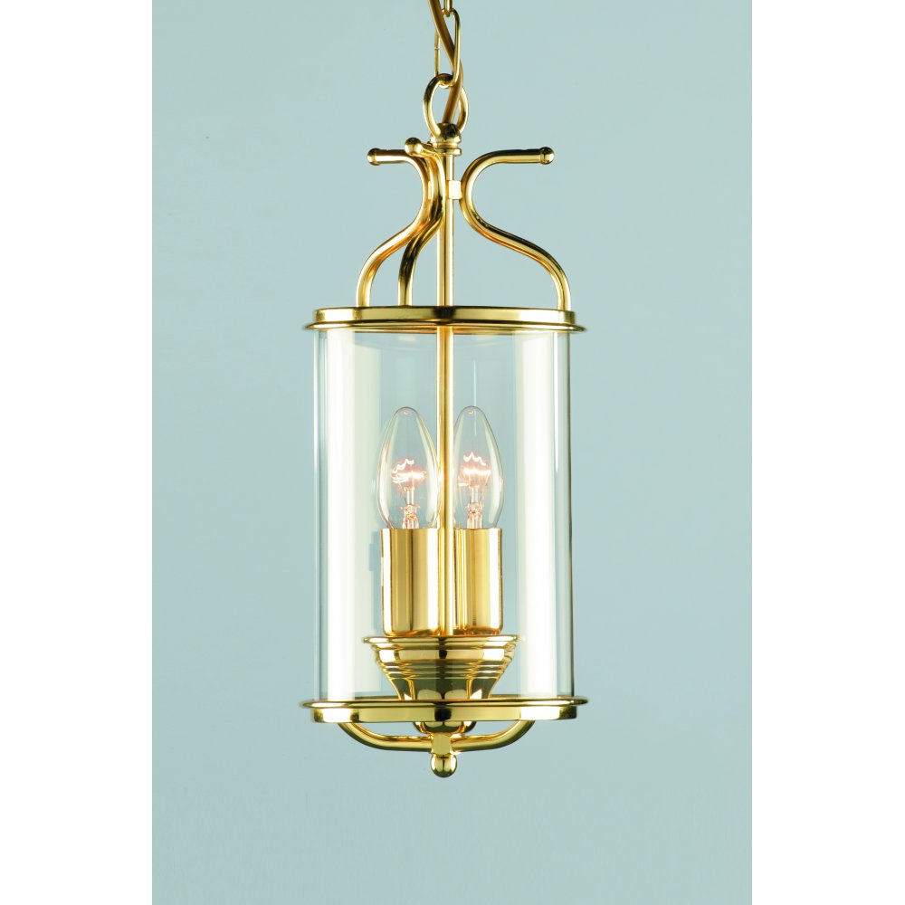 LG00029/PB Winchester Blown Glass Brass
