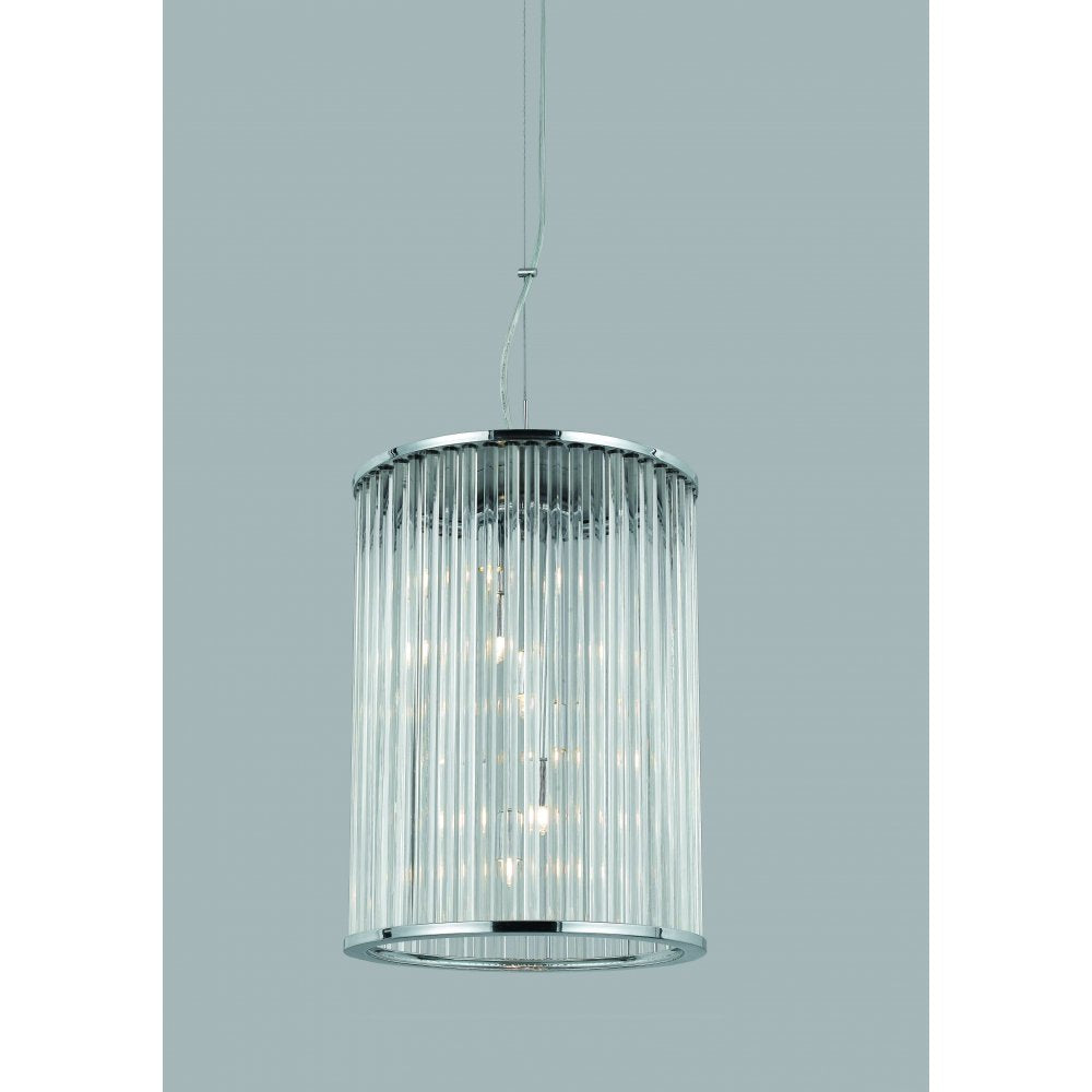 LG012171/06/CH Oklahoma 6 Light Lantern Chrome