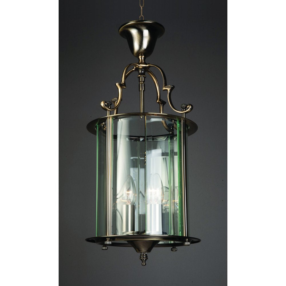 LG07000/09/AB Colchester Glass Antique Brass