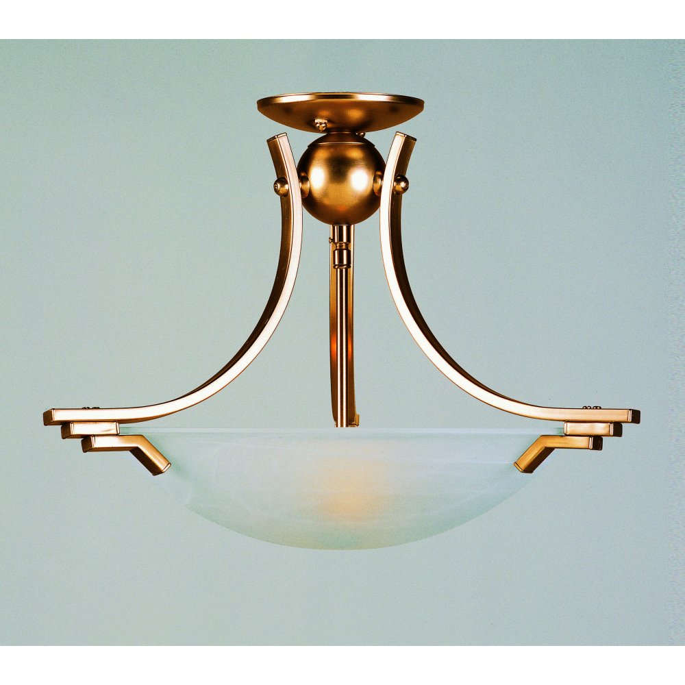 SF13901/AB Amora Semi Flush Antique Brass